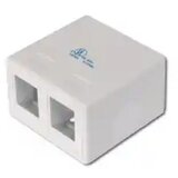 Digitus Modul nazidne utičnice prazne 2xRJ45 AT-AG-302A-WH | ePonuda.com