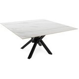 Marckeric Raztegljiva jedilna miza z dodatno ploščo s kamnito mizno ploščo 90x150 cm Arlene – | Shoptok.si