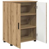 vidaXL Kopalniška omarica s polico artisan hrast 60 x 35 x 80 cm | Shoptok.si