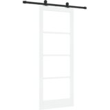 VidaXL drsna vrata s kompletom &amp;#039;ORKDAL&amp;#039;bela 83x211 cm Slike