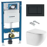 Geberit SIKOGESTOR67S30BM SAT WC školjka s kompletom Duofix 111.300.00.5 Sigma30 | Shoptok.si