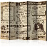 Artgeist Paravan Vintage Magazines I, 5-Delni, Dvostranski | Shoptok.si