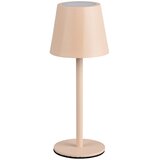  Kremno bela LED namizna svetilka s kovinskim senčilom (višina 21 cm) Diaz – u