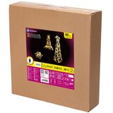 Aigostar LED spoljašnji božićni bor 80xLED/230V 1,2m IP44 bela/zlatna topla bela | Eponuda.com