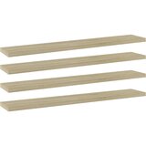 vidaXL Police za knjige 4 kom boja hrasta sonome 60x10x1 5 cm iverica Cijene