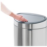 Brabantia Željezna kanta za smeće na dodir u mat srebrnoj boji 40 l Touch Bin – | shoptok.hr