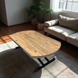 Hanah home Proširivi trpezarijski sto, Krem | Eponuda.com