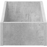  Kutija za LP ploče Betonska siva 23 x 33 x 16 cm | shoptok.hr