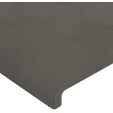  Uzglavlje s ušima tamnosivo 163x23x118/128 cm baršunasto | shoptok.hr