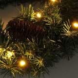solight 1V239 - LED spoljašnji božićni venac 15xLED/3xAA IP44 | Eponuda.com
