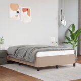 Furnova Posteljni okvir brez vzmetnice kapučino 120x190 cm umetno usnje, (21939720) Cene