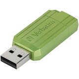  MEMORIJA USB 64GB 2.0 PINSTRIPE VERBATIM 49964 ZELENA BLISTER | shoptok.hr