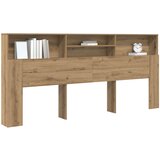  Glava kreveta s ormarićem Umjetnički hrast 220 x 19 x 101,5 cm | shoptok.hr