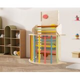  Leseno plezalo 4 v 1 s toboganom, plezalnim lokom ter plezalnim okvirjem z dvostransko rampo | Shoptok.si