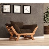 Hanah home Vrtna sofa s jednim sjedištem i jastukom, tikovina i bijela | Eponuda.ba