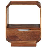 Nočna omarica s predalom 2 kosa masiven palisander 40x30x50cm, (20732558) | Shoptok.si