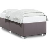 vidaXL Okvir za krevet sivi 100x200 cm od umjetne kože | shoptok.hr