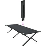  Sklopivi kamperski krevet 2 pcs Crna 210 x 80 x 46 cm | shoptok.hr