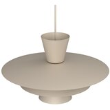  luster na sajli plato 1xE27/15W/230V bež | Eponuda.com