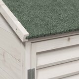  Vrtna Šupa Bijela 106 x 56 x 113,5 cm Čvrsto drvo jele | shoptok.hr