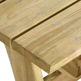 vidaXL Vrtni stol 160 x 74 x 75 cm od impregnirane borovine | shoptok.hr