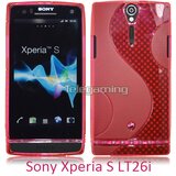  Gumijasti / gel etui S-Line za Sony Xperia S LT26i - roza Cene