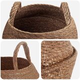  Saksija za biljke s ručkama 2 pcs Prirodna Ø 45 x 36 cm | shoptok.hr