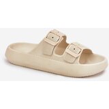 Boto Women's Platform Slippers With Buckles Beige Nitiana | shoptok.hr