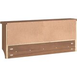 vidaXL Zidna vje&scaron;alica za kapute SANDNES 87x12x35 cm puno drvo bor cijene