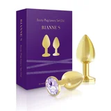 RIANNE S 2-delni set analnih čepov - Booty Plug Original Luxury, zlat, (21085876)