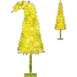 umetno božično drevo z lučkami led in upogljivim vrhom 180 cm, (5000075589)