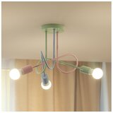  Plafonski luster OXFORD 3xE27/15W/230V zelena/ružičasta/plava | Eponuda.com