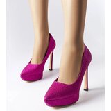 Gemre Pink Glitter Proulx Stilettos | Shoptok.si