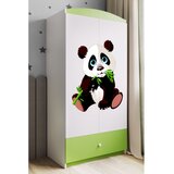  Dječji ormar - PANDA 2 - zeleni | shoptok.hr