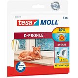 Tesa Traka za brtvljenje D-PROFIL ZA VRATA I PROZORE BIJELI 7MM/6M Cijene
