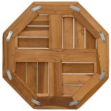 vidaXL Stolna ploča 40 x 40 x 2 5 cm osmerokutna od masivne tikovine | shoptok.hr