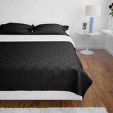  Dvostrani prošiveni prekrivač Crno/Bijela 220 x 240 cm | shoptok.hr
