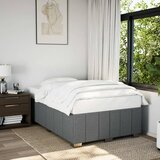 Maison Chic Posteljni okvir - Dvoposteljna postelja - Zakonska postelja brez vzmetnice temno siv 120x200 cm blago-J12869, (21759989) | Shoptok.si