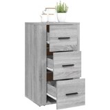 Komoda boja sivog hrasta 40 x 33 x 70 cm od konstruiranog drva | Eponuda.ba