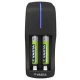 Varta Baterije 2KOM AAA 800mAh + Mini Punjač AA/AAA | Eponuda.ba