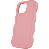 Onasi Bubble silikonski ovitek za iPhone 16 Plus - roza Cene