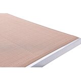  Elegantna aluminijska vrtna ležaljka IBIZA srebrna/taupe | shoptok.hr