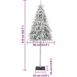  Umjetno božićno drvce sa snijegom 210 cm | Eponuda.ba