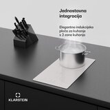 Klarstein Indukcijska ploča za kuhanje PowerGlide | Moderna, kompaktna i snažna | 2 zone kuhanja | 3500 W | 30 cm | shoptok.hr