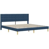  Okvir kreveta s madracem Plava 180 x 200 cm tkanina | shoptok.hr