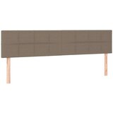  Krevet s oprugama i madracem smeđesivi 200x200 cm od tkanine | shoptok.hr
