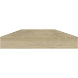 Police za knjige 4 kom boja hrasta sonome 40x10x1,5 cm drvene | shoptok.hr
