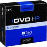 Intenso DVD+R 4,7GB pak. 10 komada Slim Case – DVD+R4,7GB/10Slim Cijene