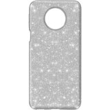 AVIZAR Ovitek z blešcicami za Xiaomi Redmi Note 9T 5G, soft gel silikon - srebrn, (20719227) | Shoptok.si