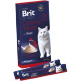 Brit Premium by Nature Cat Creamy Treats with Beef 6x15g Cene